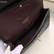 Chanel Flap Bag 25cm Black Gold Hardware Bagsaa - 5