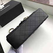 Chanel Flap Bag 25cm Black Gold Hardware Bagsaa - 6