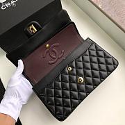 Chanel Flap Bag 25cm Black Gold Hardware Bagsaa - 4