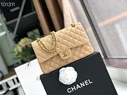 Chanel Flap Bag 25cm Apricot Gold Hardware Bagsaa - 1