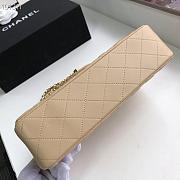 Chanel Flap Bag 25cm Apricot Gold Hardware Bagsaa - 4