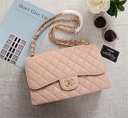 Chanel Flap Bag 1113 30cm Cavier Pink Gold Hardware - 1
