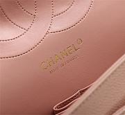 Chanel Flap Bag 1113 30cm Cavier Pink Gold Hardware - 3