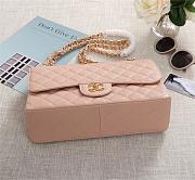 Chanel Flap Bag 1113 30cm Cavier Pink Gold Hardware - 6