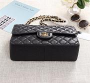 Chanel Flap Bag 1113 30cm Cavier Black Gold Hardware - 4