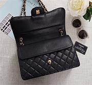 Chanel Flap Bag 1113 30cm Cavier Black Gold Hardware - 6