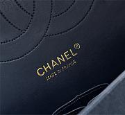 Chanel Flap Bag 1113 30cm Cavier Blue Gold Hardware - 2