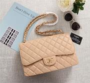 Chanel Flap Bag 1113 30cm Cavier Apricot Gold Hardware - 1