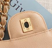 Chanel Flap Bag 1113 30cm Cavier Apricot Gold Hardware - 3