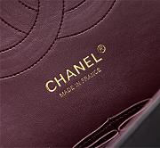 Chanel Flap Bag 1113 30cm Lambskin Black Gold Hardware - 5