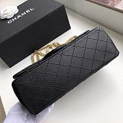 Chanel Bag 25cm Black with Gold Hardware  - 6