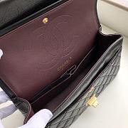 Chanel Bag 25cm Black with Gold Hardware  - 4
