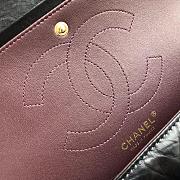 Chanel Bag 25cm Black with Gold Hardware  - 2