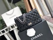 Chanel Bag 25cm Black with Silver Hardware - 1