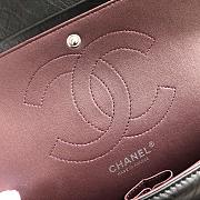 Chanel Bag 25cm Black with Silver Hardware - 2