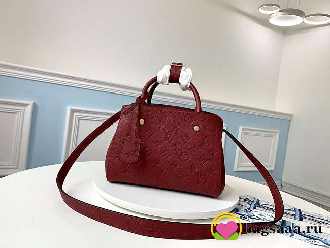 Louis Vuitton Montaigne BB M4431 Wine Red - 1