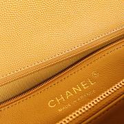 Chanel Coco Handle Gold Caviar Yellow 28 cm - 6