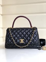 Chanel Coco Handle Gold Caviar Black 28 cm - 1