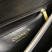 Chanel Coco Handle Gold Caviar Black 28 cm - 2