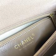 Chanel Coco Handle Gold Caviar Camel 28 cm - 3