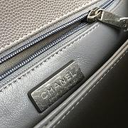 Chanel Coco Handle Silver Caviar Grey 24 cm - 6