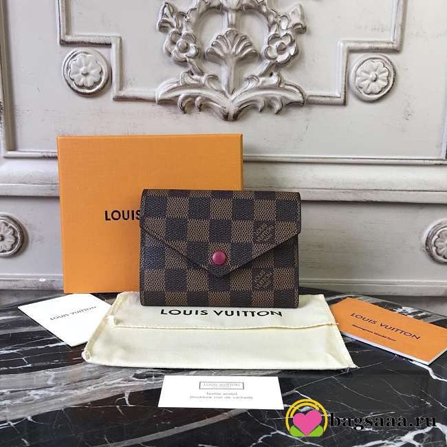 Louis Vuitton Victorine Wallet Damier Ebene N61700  - 1