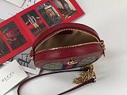 Gucci Ophidia mini GG round shoulder bag 550618 Red - 2