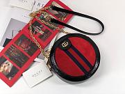 Gucci Ophidia mini round shoulder bag 550618 Red - 2