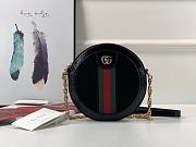 Gucci Ophidia mini round shoulder bag 550618 Black - 1
