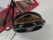 Gucci Ophidia mini round shoulder bag 550618 Black - 5