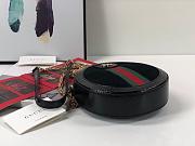 Gucci Ophidia mini round shoulder bag 550618 Black - 2