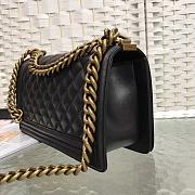 Chanel Leboy Lambskin Black 25cm Gold hardware - 4