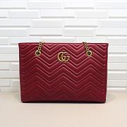 Gucci GG Marmont matelassé medium tote Red 524578 - 1