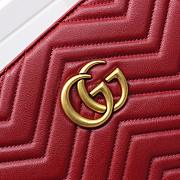 Gucci GG Marmont matelassé medium tote Red 524578 - 2