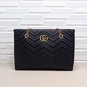 Gucci GG Marmont matelassé medium tote Black 524578 - 1