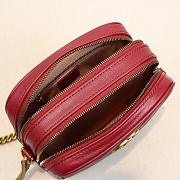 Gucci GG Marmont mini shoulder bag Red 550155 - 2