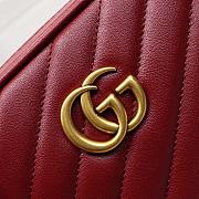 Gucci GG Marmont mini shoulder bag Red 550155 - 6