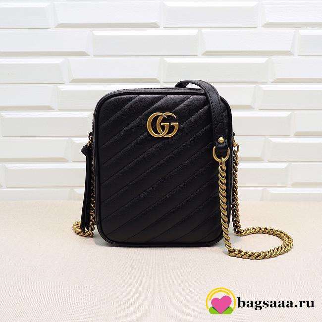 Gucci GG Marmont mini shoulder bag Black 550155 - 1