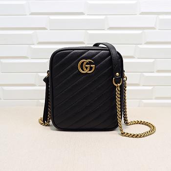 Gucci GG Marmont mini shoulder bag Black 550155