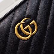 Gucci GG Marmont mini shoulder bag Black 550155 - 6