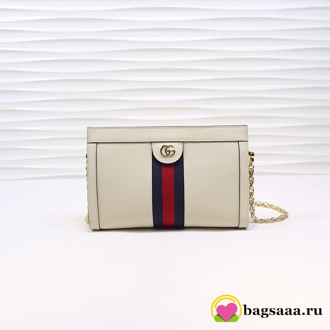 GUCCI Ophidia small shoulder bag White 503877 - 1