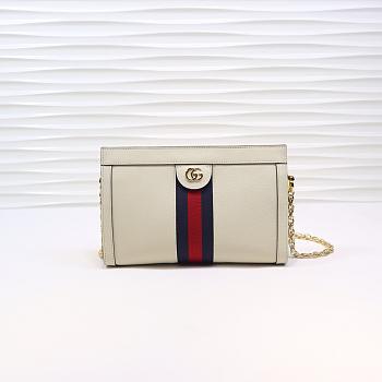 GUCCI Ophidia small shoulder bag White 503877