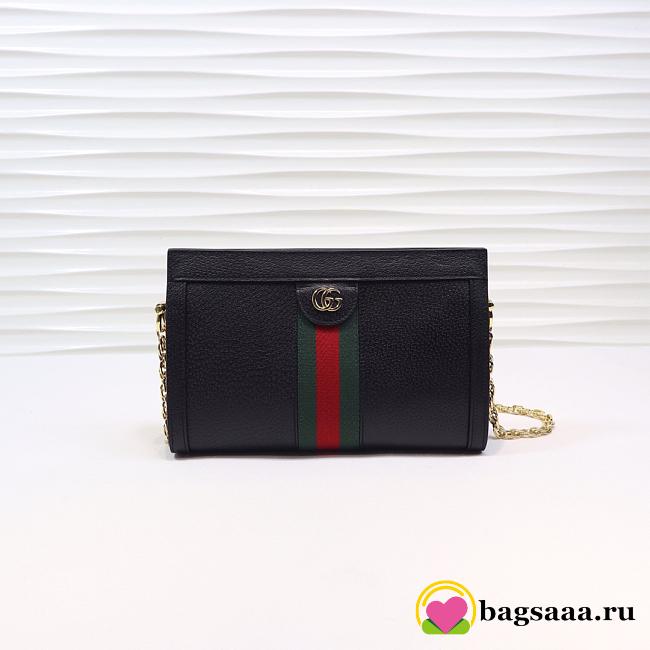 GUCCI Ophidia small shoulder bag Black 503877 - 1