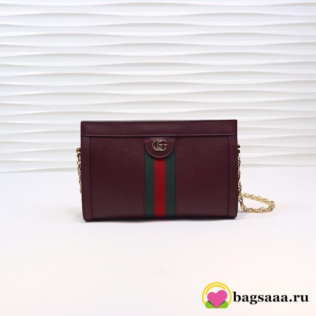 GUCCI Ophidia small shoulder bag Red 503877 - 1