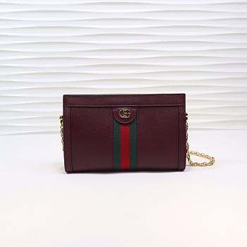 GUCCI Ophidia small shoulder bag Red 503877