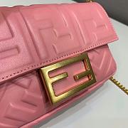 Fendi Mini Baguette Pink 18cm - 3