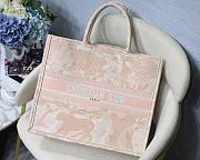 Dior Multicolor Canvas Book Tote Pink - 1