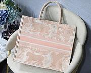 Dior Multicolor Canvas Book Tote Pink - 3