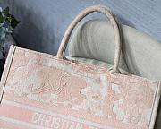 Dior Multicolor Canvas Book Tote Pink - 5