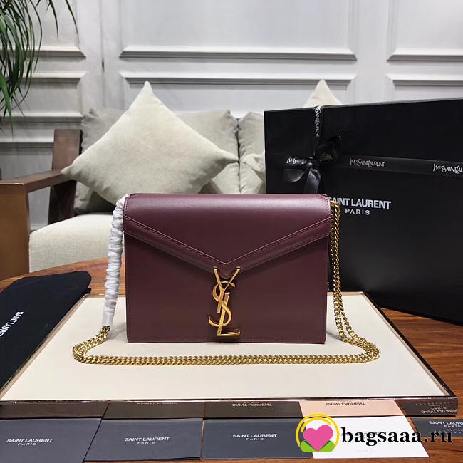 YSL CASSANDRA Calfskin Leather Bag - 1